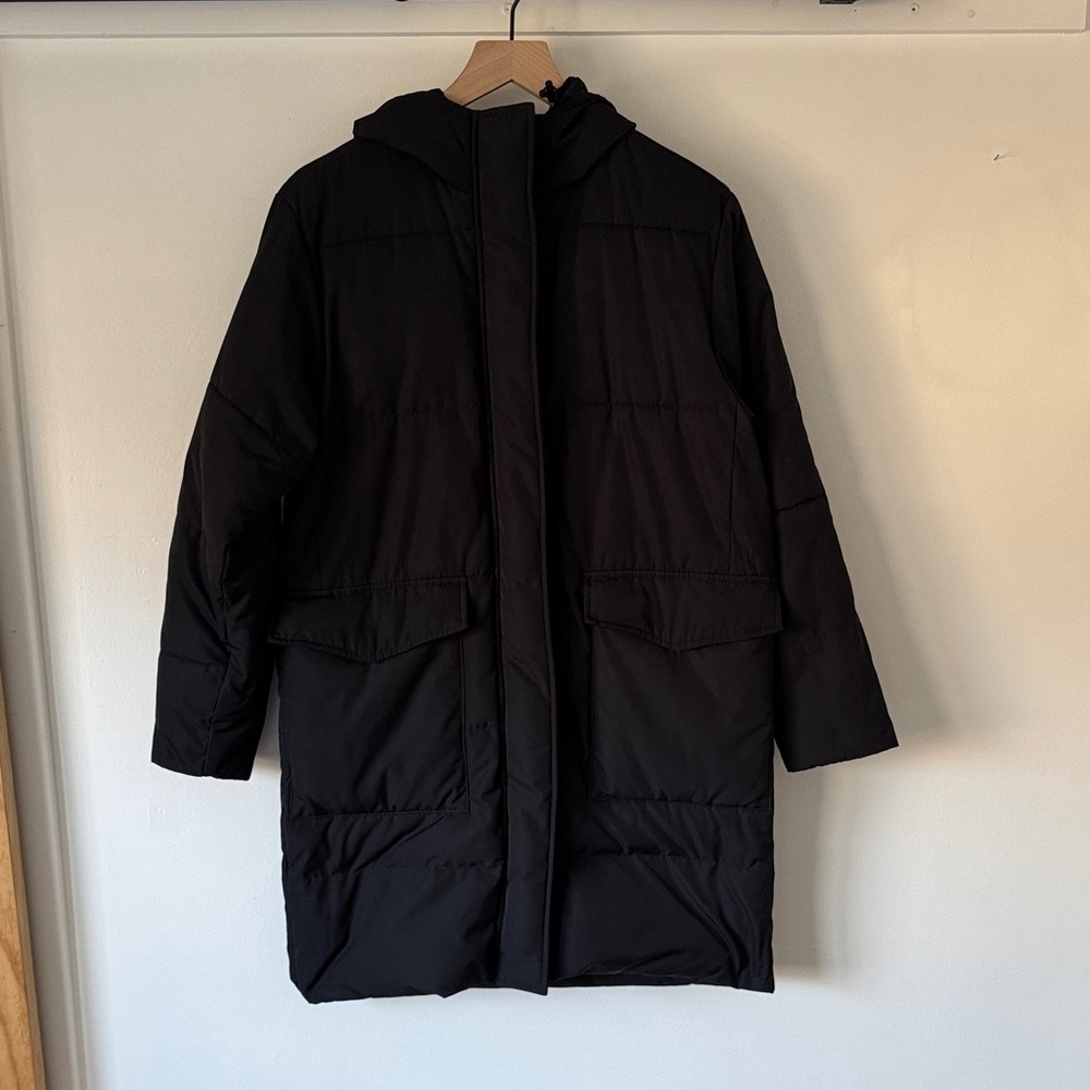 Everlane Renew Black Quilted Puffer Jacket
